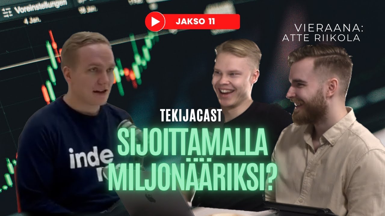 Tekijäcast #11 ft. Atte Riikola (Inderes) | Osakkeet, sijoittaminen, bisnesanalyysi, kilpailuetu