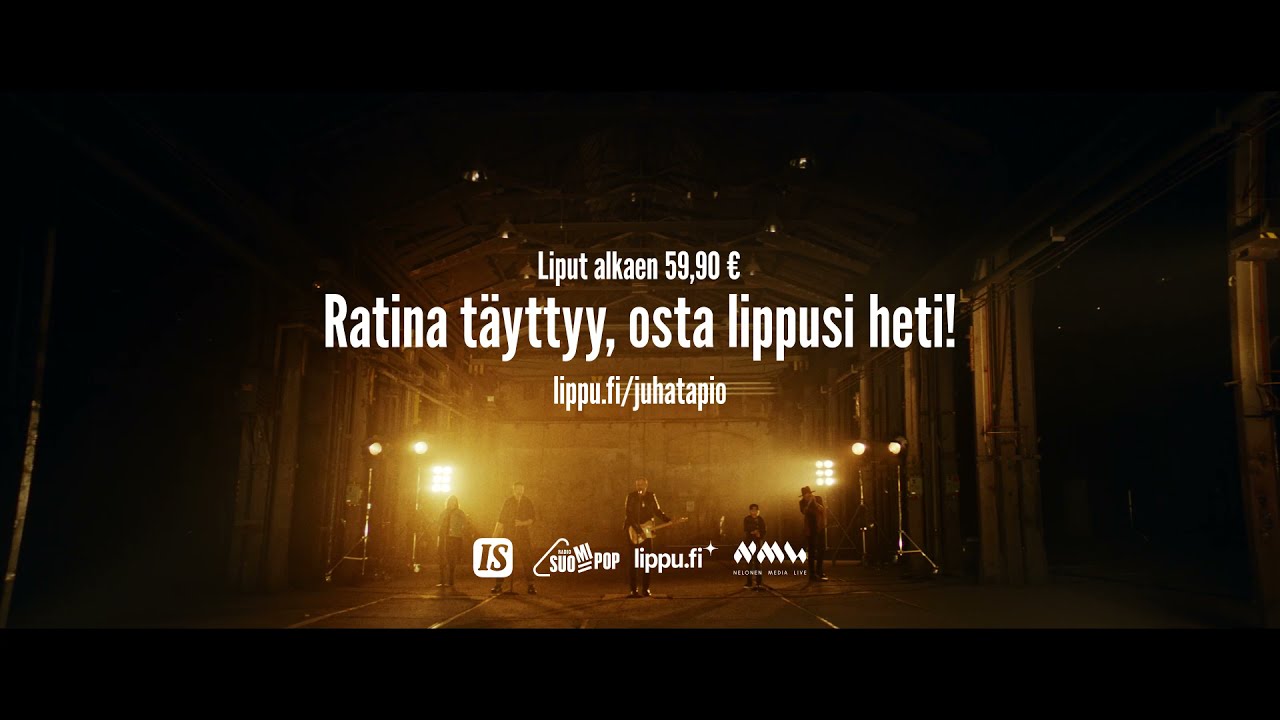 Juha Tapio – Elossa! -konsertti Ratinan stadionilla 6.8.2022 – Liput käyvät vähiin!