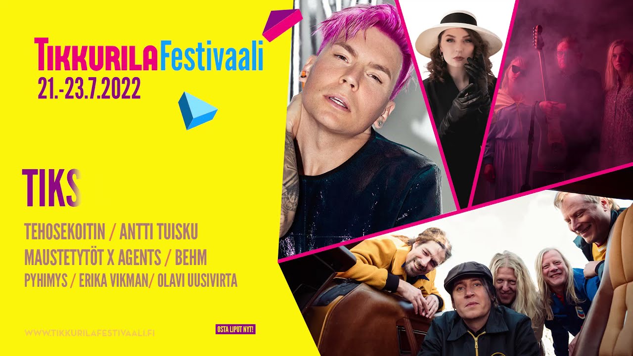 Tikkurila Festivaali säihkyy ja sädehtii taas 23.-25.7.2022