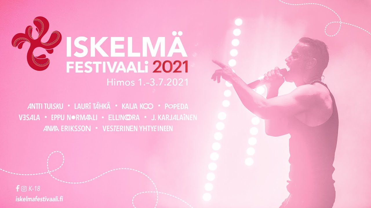 ️ Iskelmä Festivaali valtaa jälleen Himoksen 1.–3.7. ️