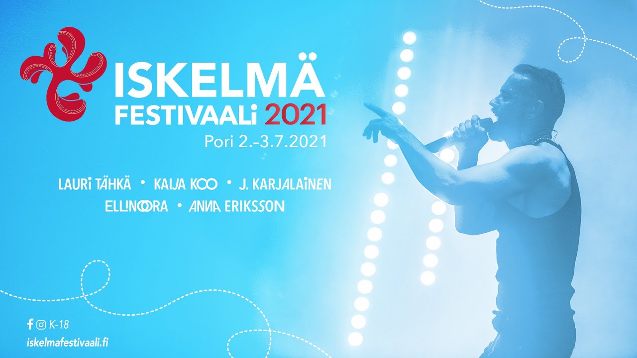 Iskelmä Festivaali valtaa nyt myös Porin Kirjurinluodon 2.–3.7.