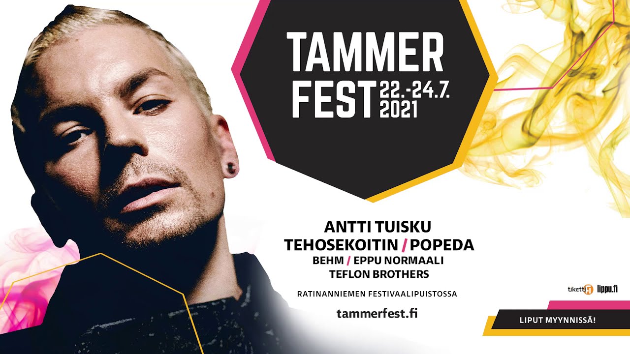 Tammerfest juhlitaan taas 22.-24.7.2021