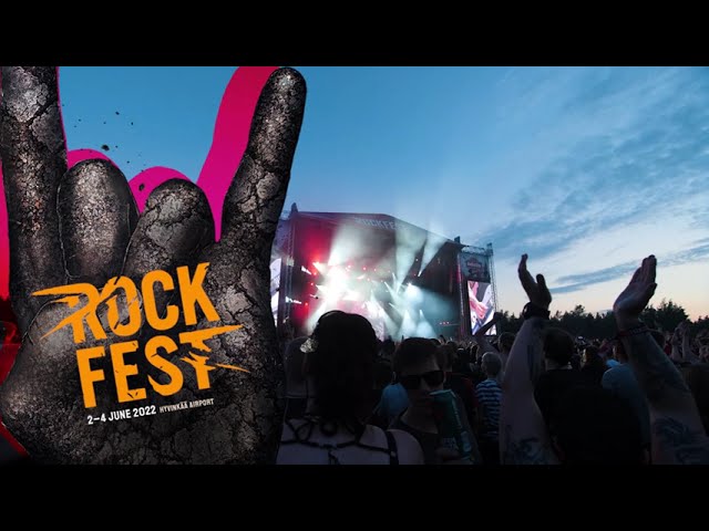 Rockfest 2.-4.6.2022 Hyvinkään lentokenttä