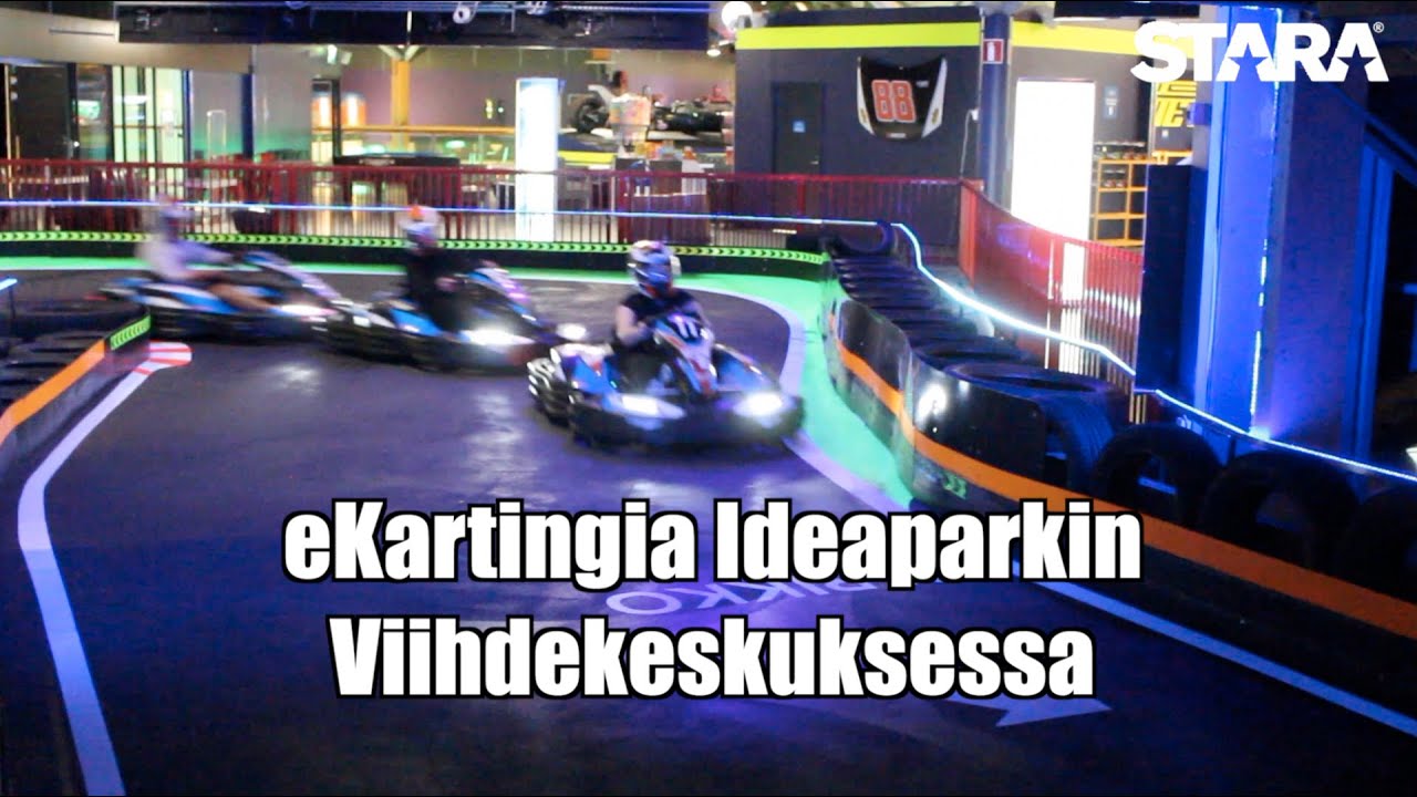 StaraTV: Kartingia Ideaparkin uudessa Viihdekeskuksessa