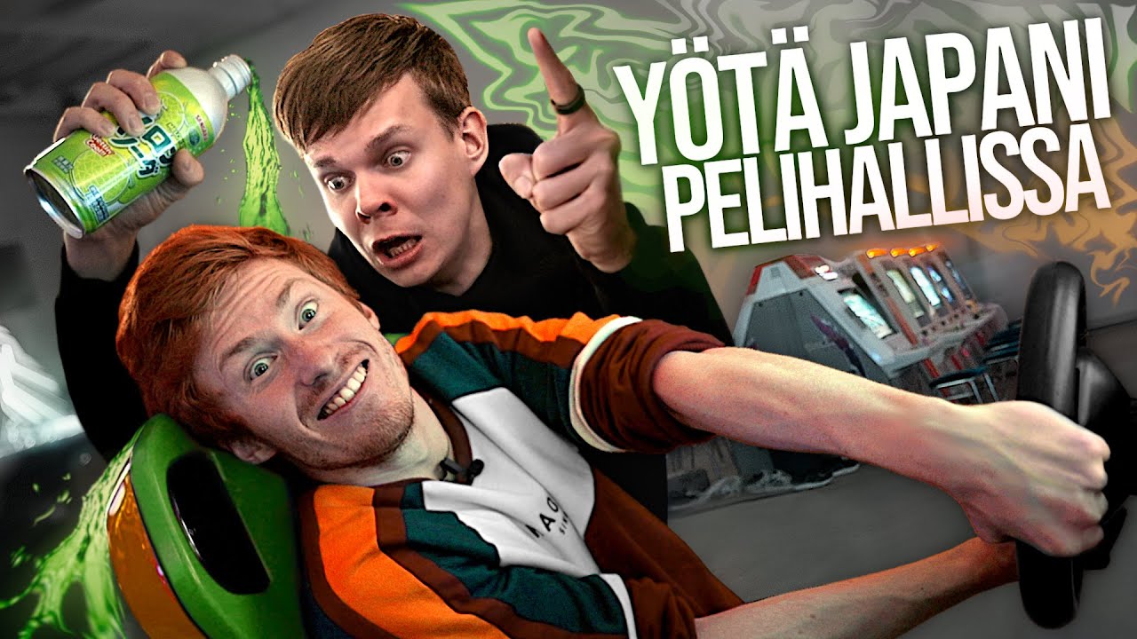 Yötä pelihallissa!