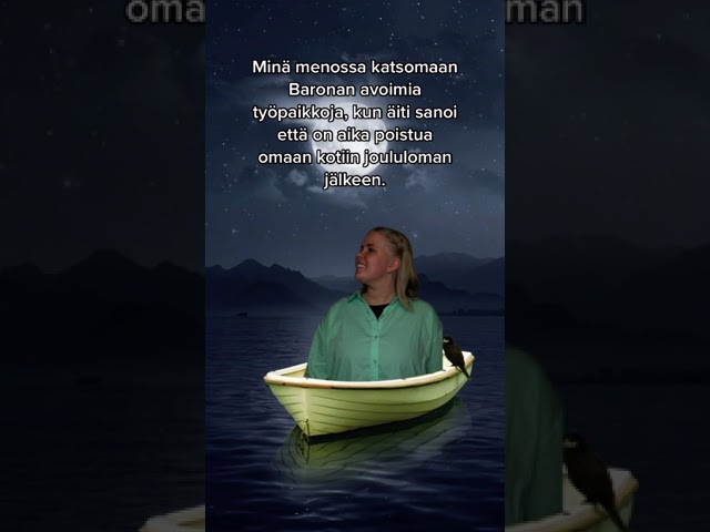 Kun äiti sanoo että joulu on ohi