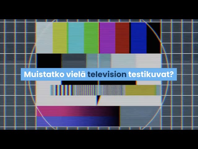 StaraTV: Miksi testikuvaa esitettiin televisiossa?