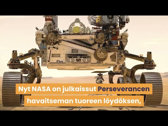 StaraTV: NASA-luotain löysi Marsista erikoisen kiven