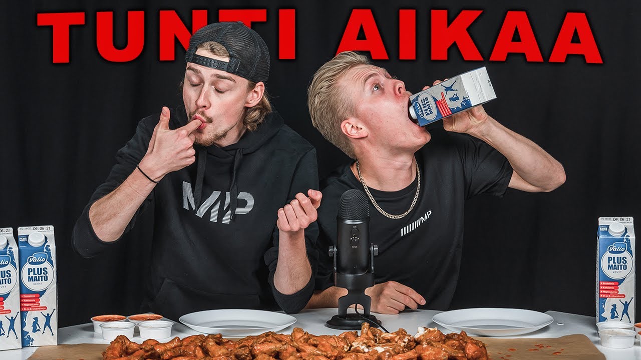 TUNTI AIKAA SYÖDÄ HOT WINGS