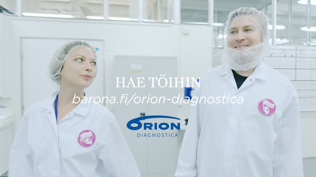 Hae töihin Orion Diagnosticalle!