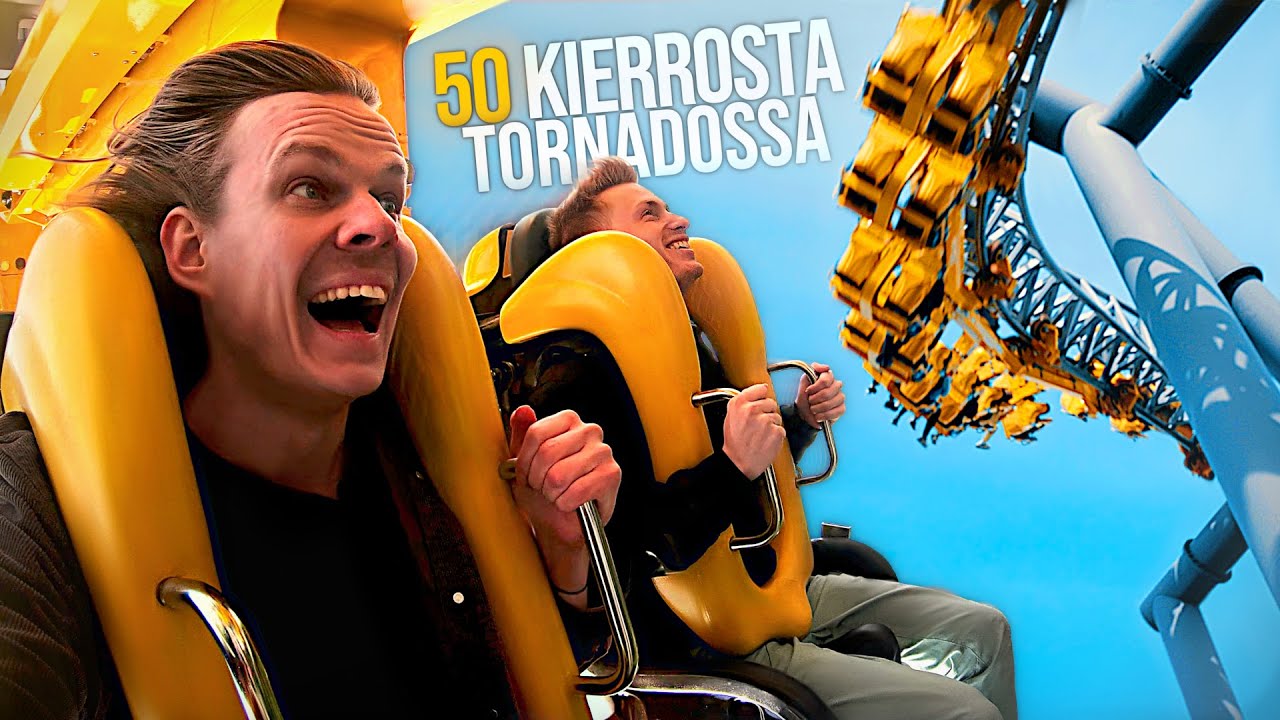 Ajetaan 50 kierrosta Tornado-laitteessa!