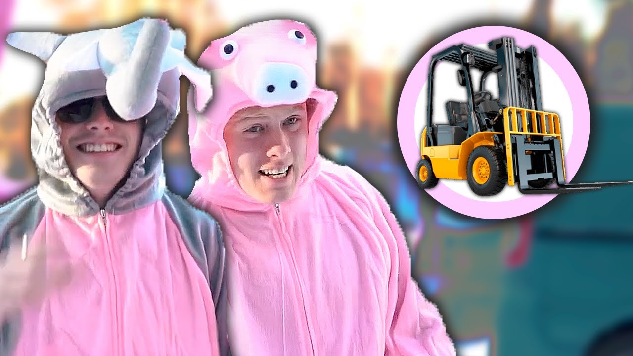 Trukin Kyydissä NAAMIAISASUILLA // ft. Pinkku Pinsku