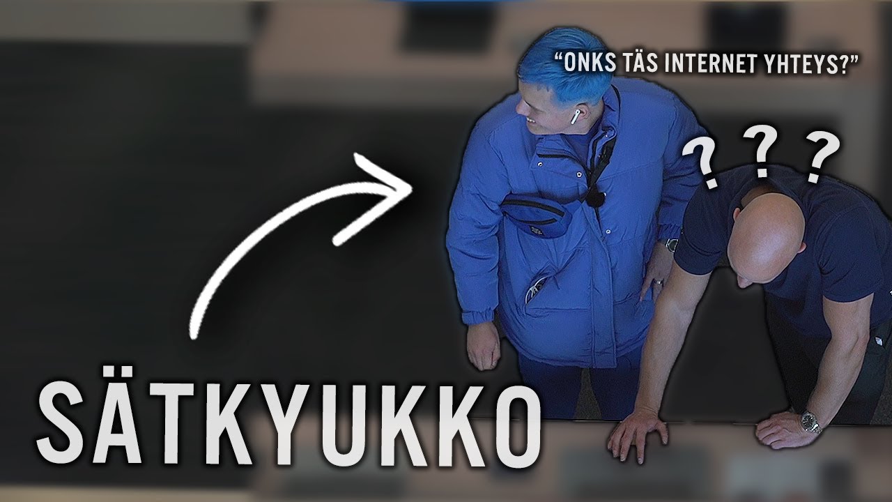 SÄTKYUKKONA Helsingin keskustassa…