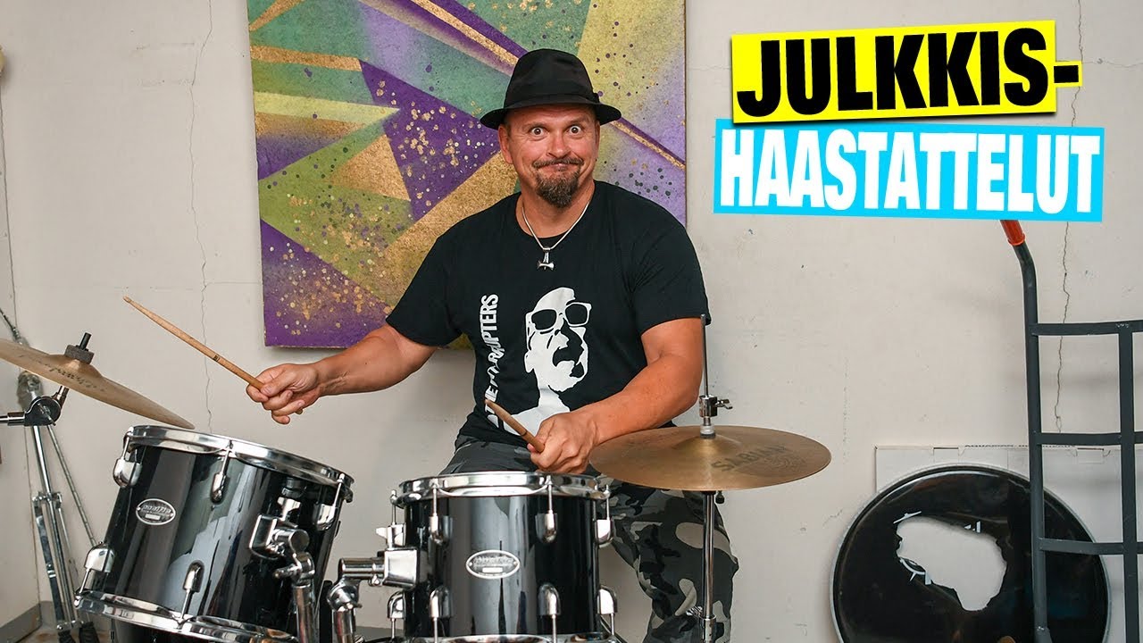 Klamydian Vesku esittelee rumpalin taitojaan ja paljastaa pahimman keikkamokansa!