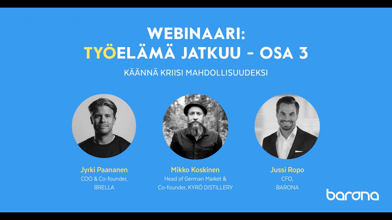 Työelämä jatkuu – osa 3: Käännä kriisi mahdollisuudeksi