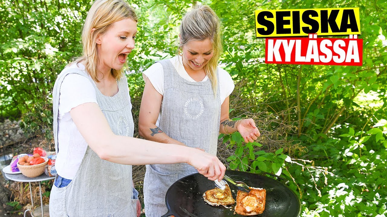 Pipsa Hurmerinnan ja Meri-Tuuli Väntsin kesäresepti: kananmunaleipä jumalatarkastikkeella!