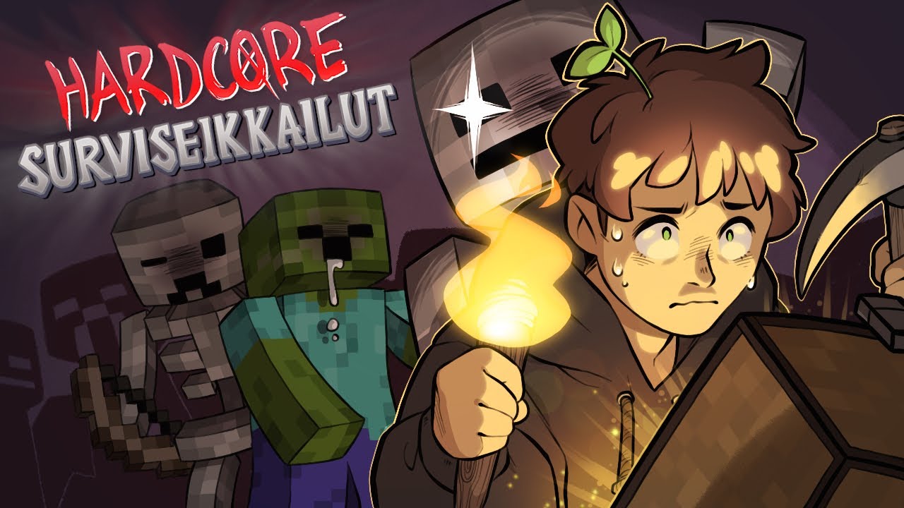 Vaikein aloitus Minecraftissa IKINÄ / Hardcore Seikkailut!