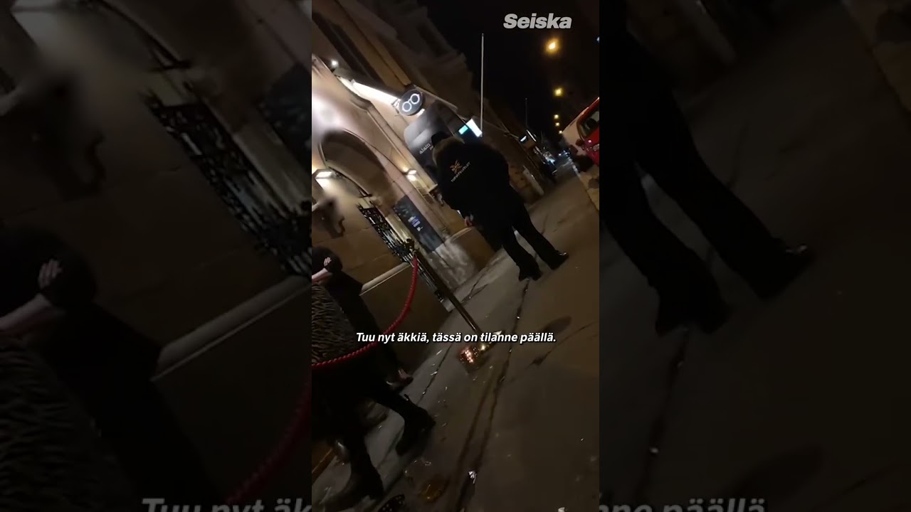 Stefan Therman joutui sanaharkkaan järjestyksenvalvojan kanssa