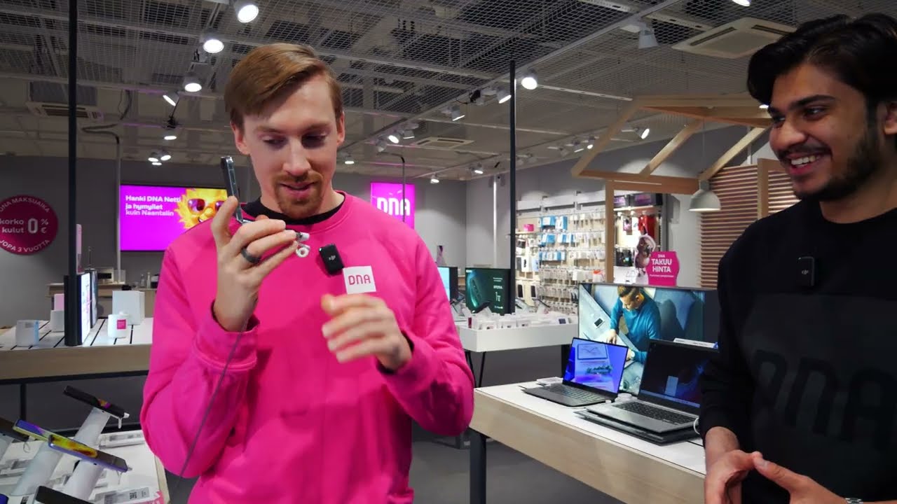 Jalmafi:n työpäivä DNA-kaupan myyjänä