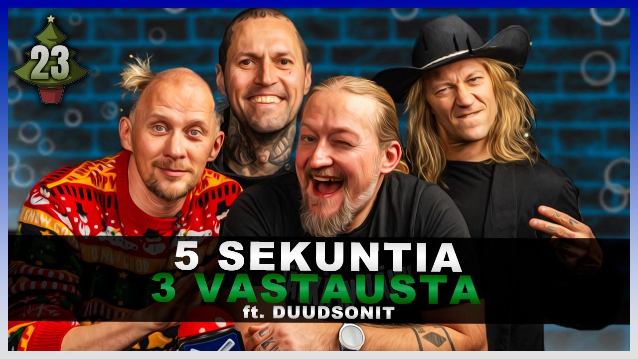 5 SEKUNTIA, 3 VASTAUSTA ft. Duudsonit