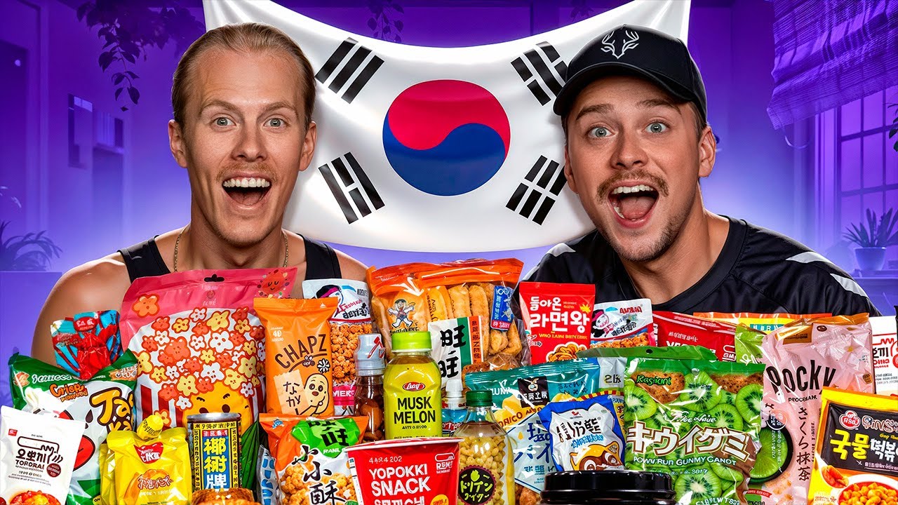 TESTATAAN KOREALAISET SNACKSIT