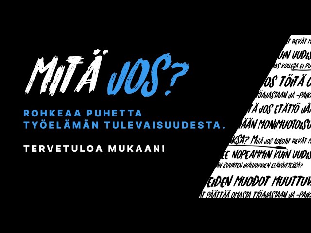 Mitä jos robotit vievät meidän työt?