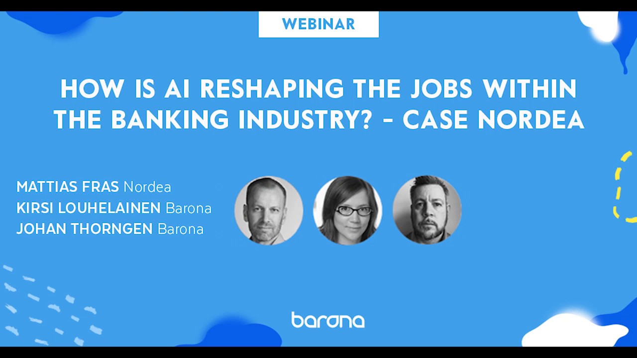 Webinar: How is AI reshaping the jobs within the banking industry?