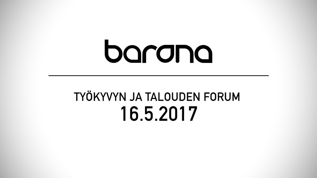 Työkyvyn ja Talouden Forum 16.5.2017