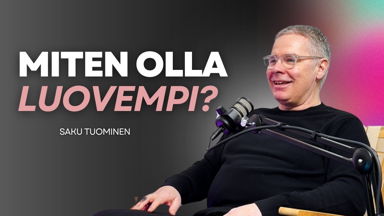 #105 kenenkään ei PITÄISI olla luovempi | Saku Tuominen osa 1